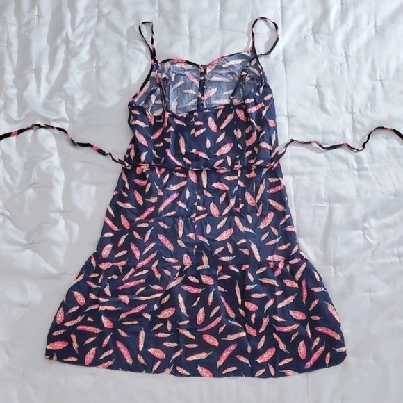 Aéropostale Tie waist Pleated Flare Skater Dress- XS - Picture 6 of 16